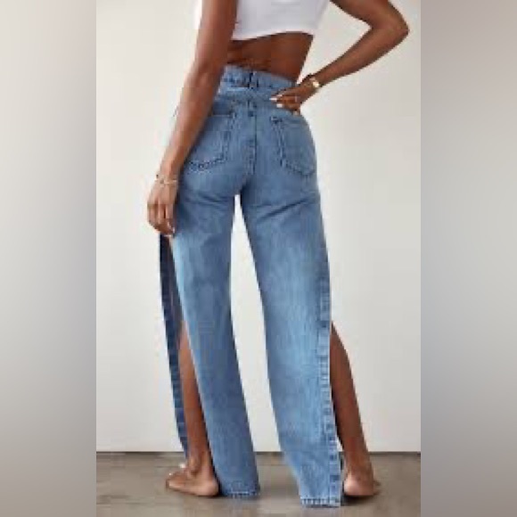 Shape Vintage wash extreme split detail jean *sold out online, - Picture 2 of 13